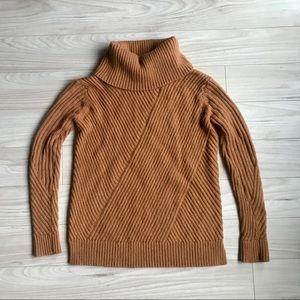 Ann Taylor Ribbed Turtleneck Sweater